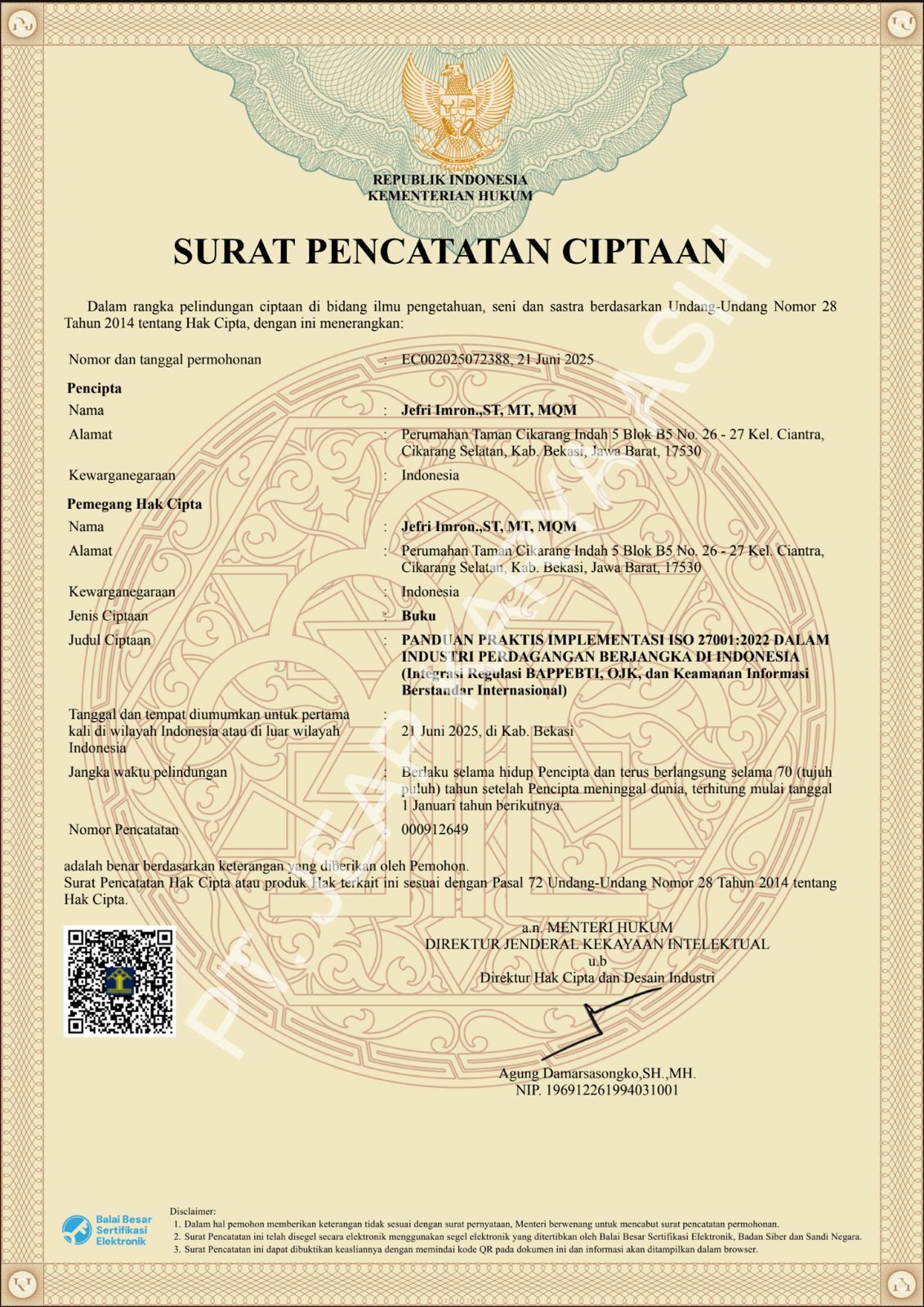 Panduan Praktis Imlementasi ISO 27001